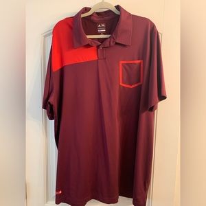 Adidas Puremotion Golf Shirt 
Mens Sz 2XL Maroon/Red
Pre-Owned, Great Shape!
